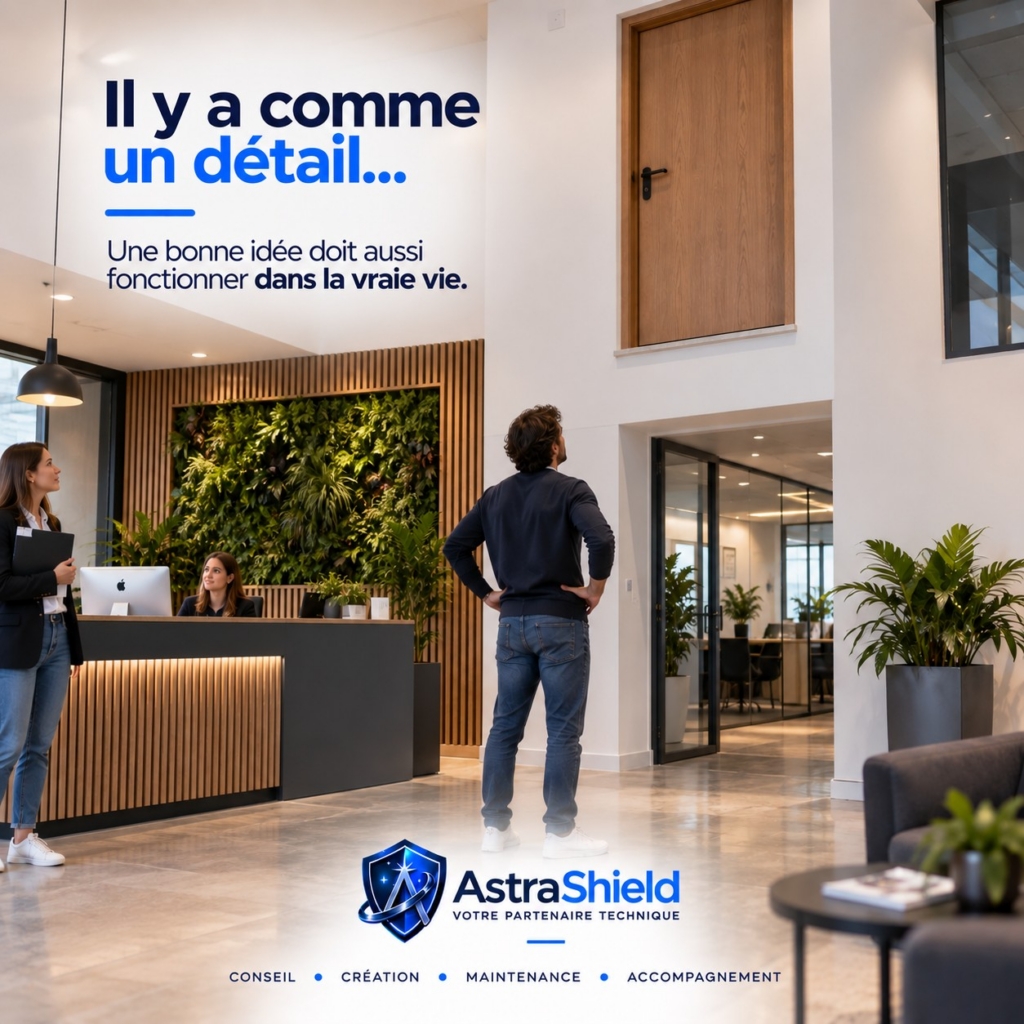 Il y a comme un détail… Sur le papier, l’idée…