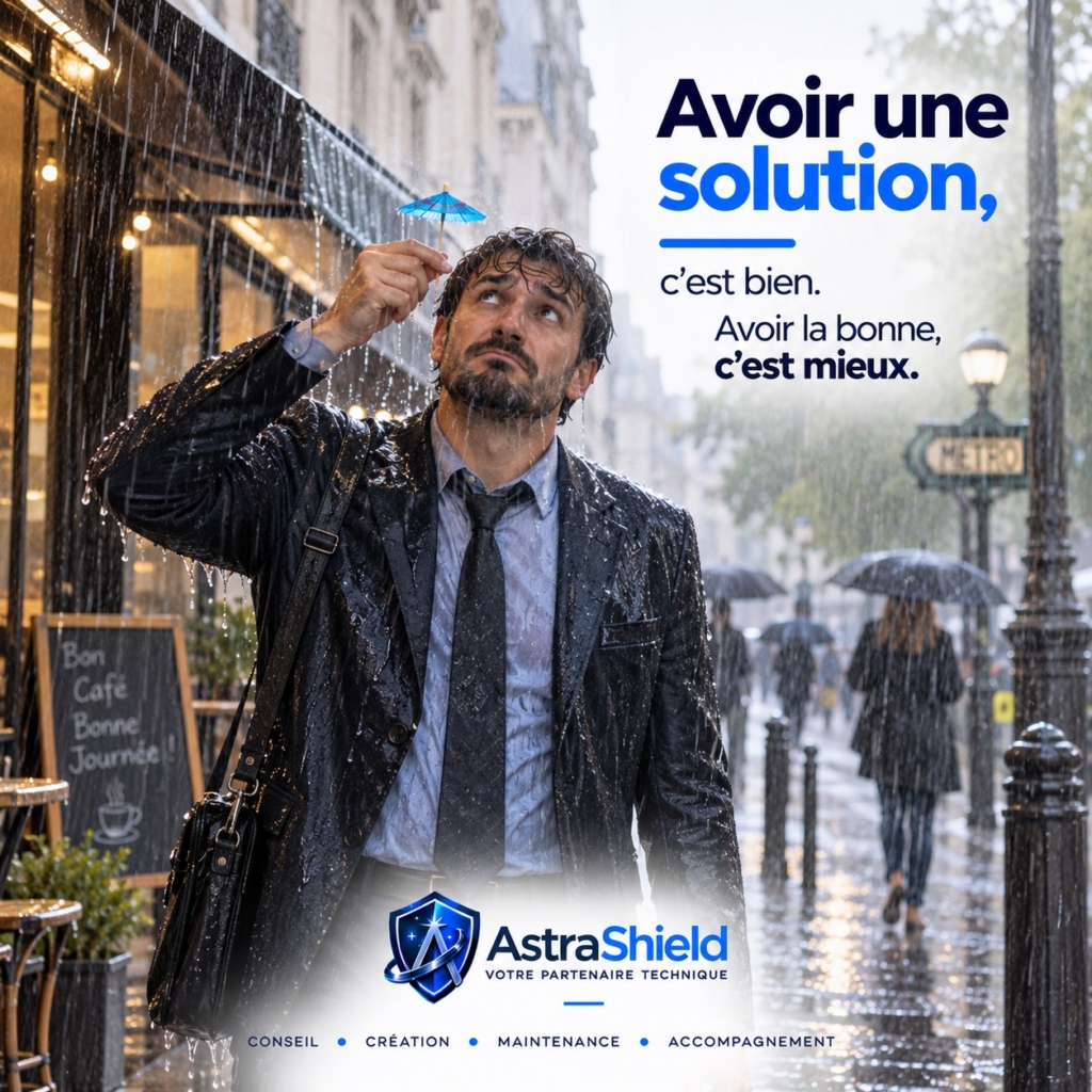 Avoir une solution, c’est bien. Avoir la bonne, c’est mieux.…